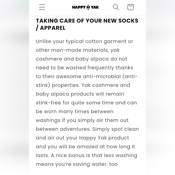 Happy Yak Cashmere Yak Brown Socks Size Large - Picture 13 of 14